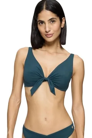 Triumph Summer Twist W, Bikini Top Damen, Blau , 42