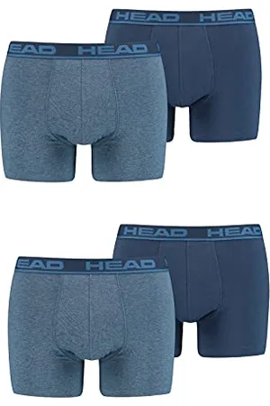 Head Herren Boxer Unterwäsche, Blau, XL (2er Pack)