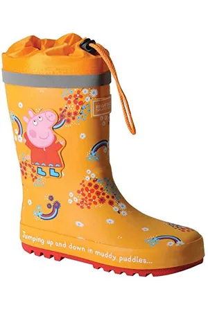 Regatta Peppa Wutz Splash Gummistiefel mit verstellbarem Gummizug