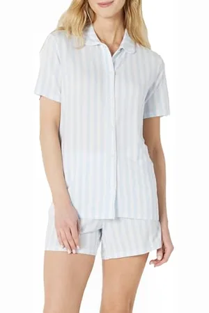 Amazon X Sofia Grainge Damen Pyjama-Set, eng anliegend, mit kurzen Ärmeln, , XS