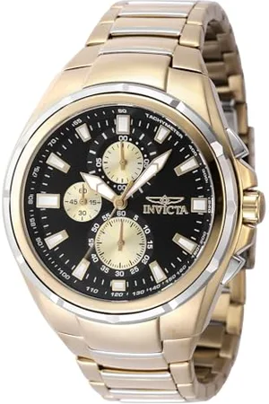 Invicta Herren Analog Quarz Uhr mit Edelstahl Armband 47822