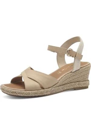 Tamaris Sandalette Damen Keilabsatz braun,EU 37