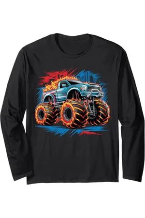 Men , Women Monster Truck for Kids , Boys & Girls Monster Truck für Kleinkinder Jugend & Erwachsene Langarmshirt
