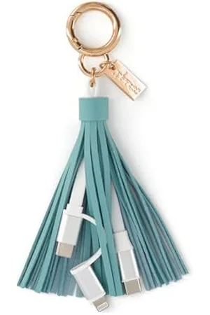 Mr Wonderful Mr.Wonderful Schlüsselanhänger mit Kabel, zum Aufladen des Handys für Mütter, Geschenk zum Muttertag, Schlüsselanhänger mit Fransen, Bommel, , Estandar