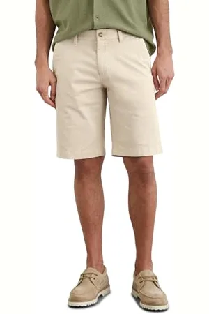 Marc O’ Polo Marc OߴPolo Herren Shorts mit Stretch-Anteil Regular Fit, Beige (Gray Silk), 32
