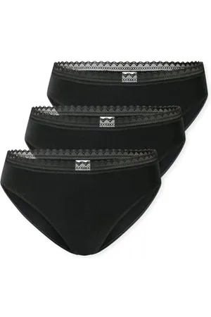 Schiesser Damen 3 Pack Rio Spitze-Modern Multipacks Slip, , 38 (3er Pack)