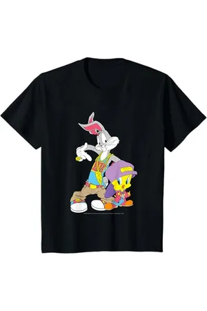 LOONEY TUNES Kinder Bugs Bunny And Tweety Hip Hop Camiseta T-Shirt