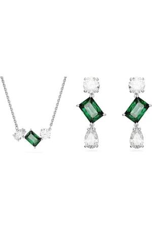 Swarovski Mesmera Kollektion, Halskette & Ohrringe, Grün