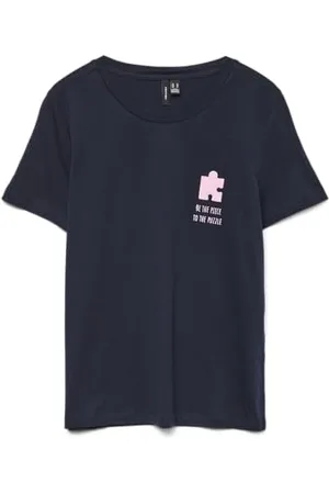 VERO MODA Vmlonni Francis Ss Top Box JRS Ga