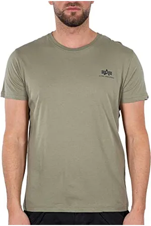 Alpha Industries Herren Backprint T-Shirt, , M