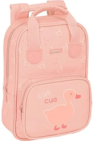 Safta M765c Kinderrucksack, mit Griffen, leicht zu reinigen, ideal für Kinder unterschiedlichen Alters, bequem und vielseitig, Qualität und Stärke, 20 x 8 x 28 Unisex Kinder (1 Stück), Pink, Estándar, Casual