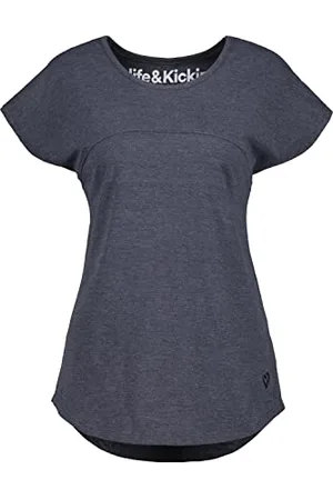 alife kickin ALIFE and Kickin ClarettaAK A Shirt – Damen T-Shirt – Bequemes Kurzarm Shirt für Alltag & Freizeit – Perfekt für Sommer & Übergangszeiten S