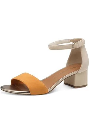 Tamaris Sandalette Damen Blockabsatz orange,EU 39