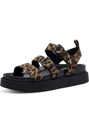 Tamaris Sandalette Damen Vegan Bequem braun,EU 37