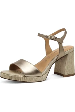 Tamaris Sandalette Damen Elegant metallic,EU 38