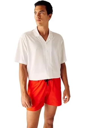 DeFacto Herren Z6299AZ Board Shorts, RED, XL