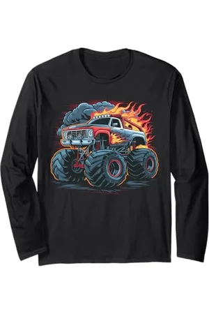 Men , Women Monster Truck for Kids , Boys & Girls Monster Truck für Kleinkinder Jugend & Erwachsene Langarmshirt