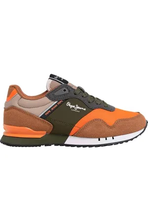 Pepe Jeans London Park B Sneaker, Orange, Rostorange, 39.5 EU