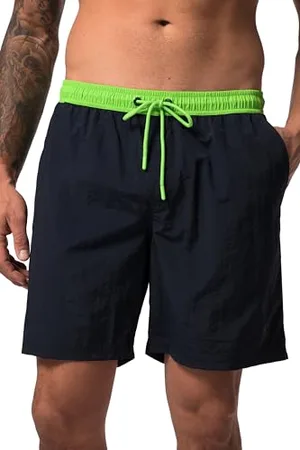 JP 1880 Herren Sports, Große Größen, Badeshorts, KontrastbundBadeshorts, Kontrastbund