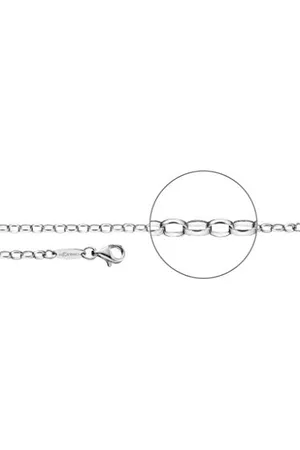 Der Kettenmacher Damen Halskette Ankerkette aus Sterlingsilber in der Farbe , Länge: 70cm, A1-70S