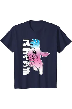 Disney Kinder Lilo & Stitch Anime Jumping T-Shirt