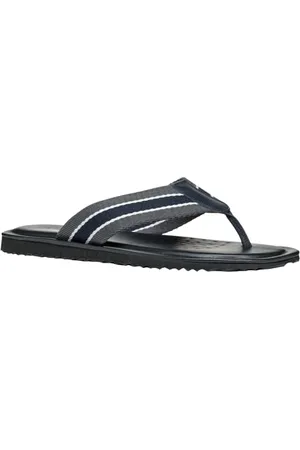 Geox Herren U ERICE B Slide Sandal, Navy/Dark Grey, 45 EU