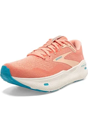 Brooks Damen Ghost Max Sneaker, Papaya/Apricot/Blue, 42 EU