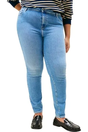Tommy Hilfiger Damen Jeans Hose Harlem Skinny Fit, Blau (Uma), 48