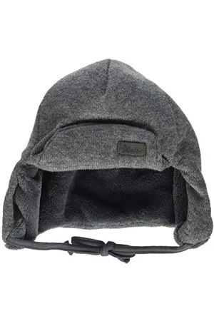 Sterntaler Fliegermütze für Jungen mit Bindebändern , Grau ( 577) , 47