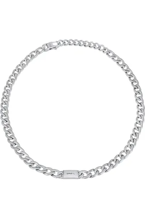Breil Juwel Sammlung LOGOMANIA, HALSKETTEN aus HERREN in STAHL Farbe SILVER messen 52 - TJ3070