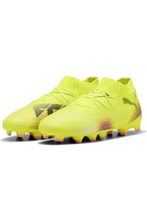 PUMA Future 8 PRO FG/AG JR Fussballschuh, Yellow ALERT Black-Sun Struck, 38 EU