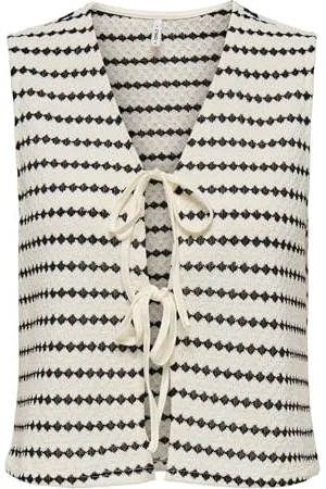 ONLY Onleva S/L Short Stripe Vest Cs JRS