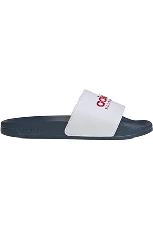 adidas Unisex Adilette Shower Slides RUTSCHEN, CloudWHITE/BETSCA/TENABL, 54 2/3 EU