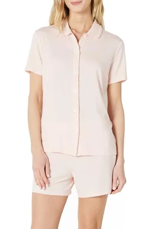 Amazon X Sofia Grainge Damen Pyjama-Set, eng anliegend, mit kurzen Ärmeln, , S