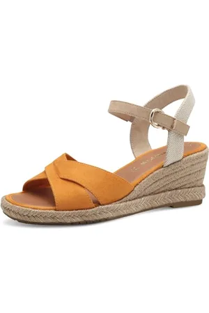 Tamaris Sandalette Damen Keilabsatz orange,EU 37