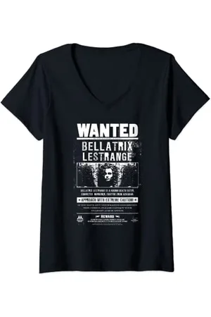 Harry Potter Wanted Bellatrix T-Shirt mit V-Ausschnitt