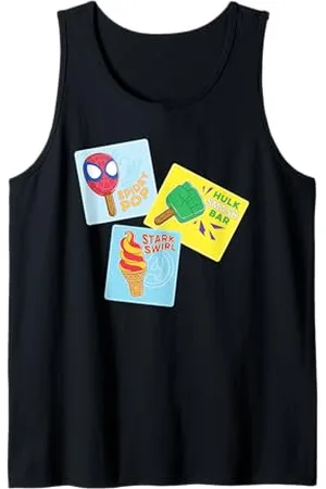 Marvel Spider-Man & Avengers Summer Beach Ice Cream Treats Tank Top