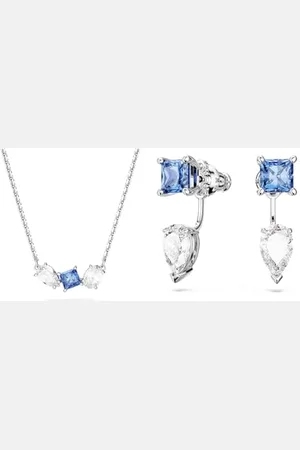 Swarovski Mesmera Kollektion, Halskette & Ohrringe, Blau