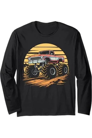 Men , Women Monster Truck for Kids , Boys & Girls Monster Truck für Kleinkinder Jugend & Erwachsene Langarmshirt