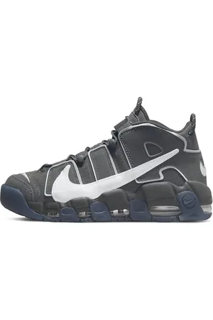 Nike Herren Air More Uptempo Basketballschuh, Iron Grey/White, 42 EU
