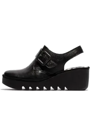 Fly London Damen BARY565FLY Wedges, Black, 39 EU