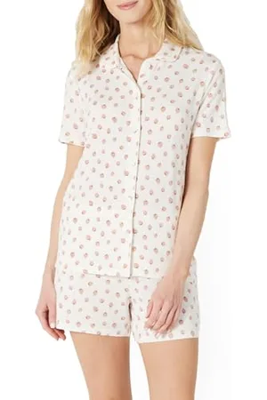 Amazon X Sofia Grainge Damen Pyjama-Set, eng anliegend, mit kurzen Ärmeln, , XXS