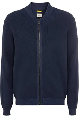 Camel Active Herren Strickjacke aus Biobaumwolle Menswear-L
