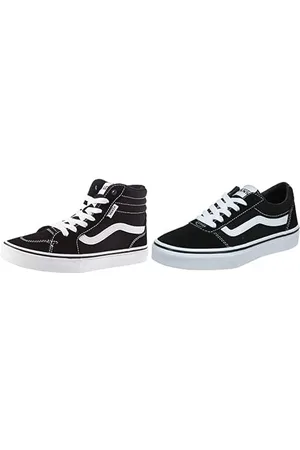Vans Unisex Kinder Filmore Hi Suede/Canvas Sneaker, Suede Canvas Black White, 39 EU Herren (Suede/Canvas) 42.5