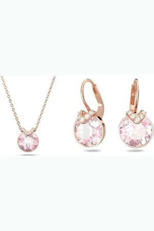 Swarovski Bella Halskette & Ohrringe Kollektion, Gold