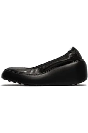 Fly London Damen DOLF658FLY Wedges, Black, 40 EU