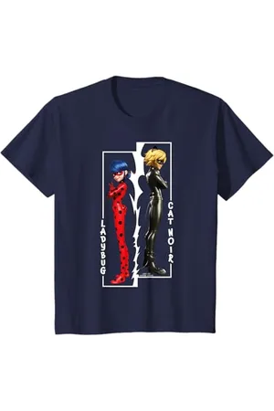 MIRACULOUS Kinder - Ladybug Cat Noir T-Shirt