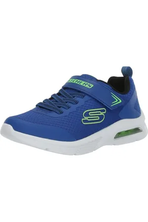 Skechers Microspec Max Vaptix Sneaker, Blue, 28 EU
