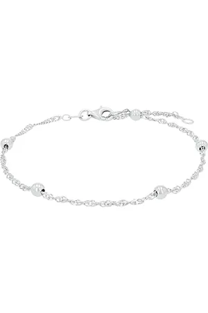 Amor Fußkette 925 Sterling Silber Damen Sommerschmuck, 25 cm, Silber, Kommt in Schmuck Geschenk Box, 2017452
