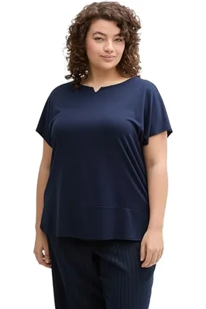 TOM TAILOR Basic Langarmshirt mit Rundhalsausschnitt, Whisper White, XXXL
